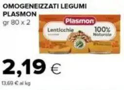 Tigre Omogeneizzati legumi PLASMON offerta