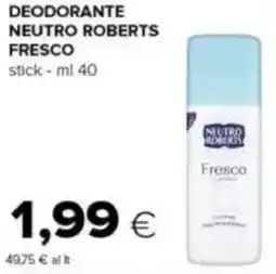 Tigre Deodorante neutro roberts fresco offerta
