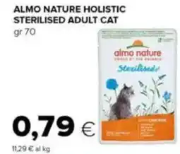 Tigre Almo nature holistic sterilised adult cat offerta