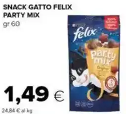 Tigre Snack gatto felix party mix offerta