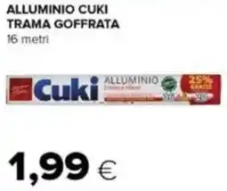 Tigre Alluminio cuki trama goffrata offerta