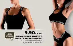 Extracoop Intimo donna sportivo linea carrera training offerta