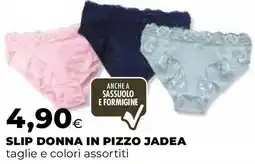 Extracoop Slip donna in pizzo jadea offerta