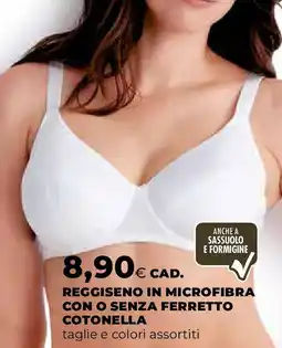 Extracoop Reggiseno in microfibra con o senza ferretto cotonella offerta
