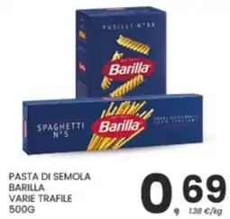 Despar Pasta di semola BARILLA varie trafile offerta