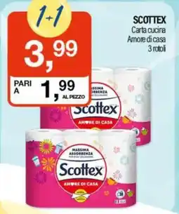 Caddy's SCOTTEX Carta cucina Amore di casa offerta