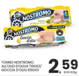 Despar Tonno Nostromo all'olio d'oliva goccia d'olio offerta