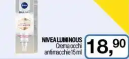 Caddy's NIVEA LUMINOUS Crema occhi antimacchie offerta