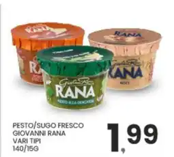 Despar Pesto/sugo fresco giovanni RANA vari tipi offerta