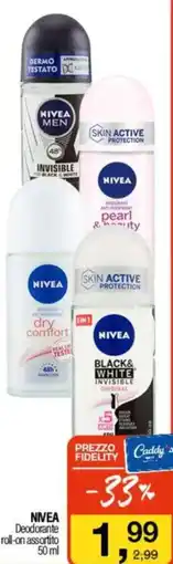 Caddy's NIVEA Deodorante roll-on assortito offerta