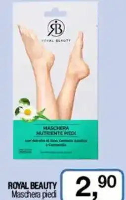 Caddy's ROYAL BEAUTY Maschera piedi offerta