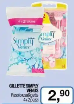 Caddy's GILLETTE SIMPLY VENUS Rasoio usa&getta offerta