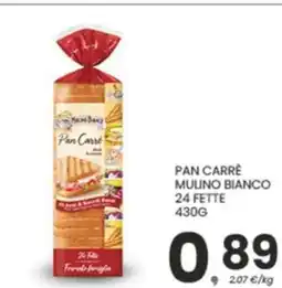 Despar Pan carre MULINO BIANCO 24 fette offerta