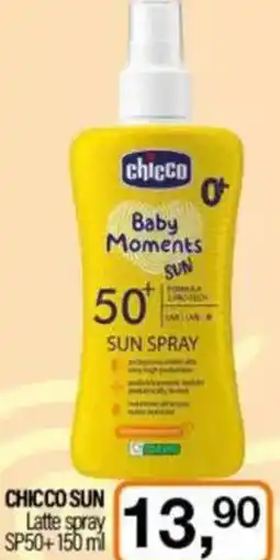 Caddy's CHICCO SUN Latte spray SP50+ offerta