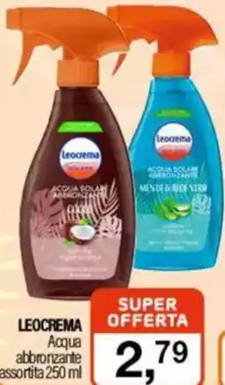 Caddy's LEOCREMA Acqua abbronzante assortita offerta