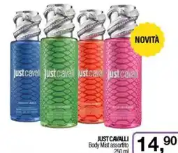 Caddy's JUST CAVALLI Body Mist assortito offerta