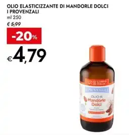 Bennet Olio elasticizzante di mandorle dolci I PROVENZALI offerta