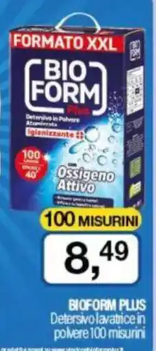 Caddy's BIOFORM PLUS Detersivo lavatrice in polvere 100 misurini offerta