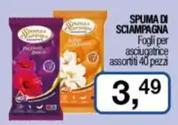 Caddy's SPUMA DI SCIAMPAGNA Fogli per asciugatrice assortiti offerta
