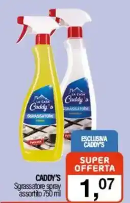 Caddy's CADDY'S Sgrassatore spray assortito offerta