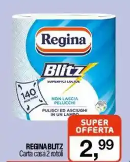 Caddy's REGINA BLITZ Carta casa 2 rotoli offerta