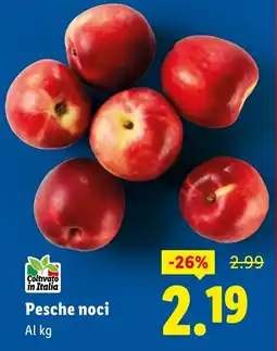 Lidl Pesche noci offerta