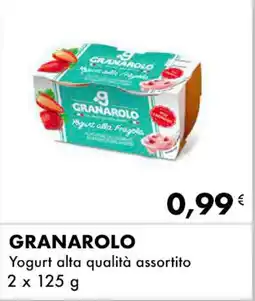 Iper Tosano GRANAROLO Yogurt alta qualità assortito offerta