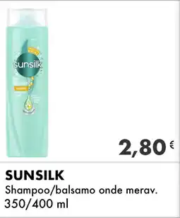 Iper Tosano SUNSILK Shampoo/balsamo onde merav. offerta