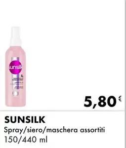 Iper Tosano SUNSILK Spray/siero/maschera assortiti offerta