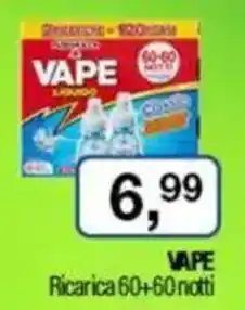 Caddy's VAPE Ricarica 60+60 notti offerta
