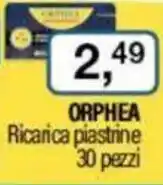 Caddy's ORPHEA Ricarica piastrine 30 pezzi offerta