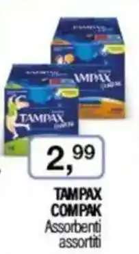 TAMPAX COMPAK Assorbenti assortiti
