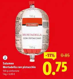 Lidl Salumeo Mortadella con pistacchio offerta
