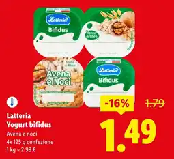 Lidl Latteria Yogurt bifidus offerta