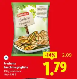 Lidl Freshona Zucchine grigliate offerta