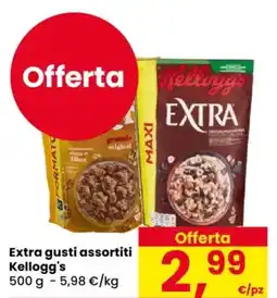 Despar Extra gusti assortiti Kellogg's offerta