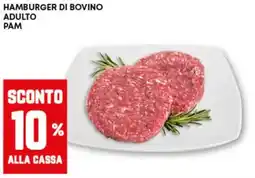 Pam Hamburger di bovino adulto PAM offerta