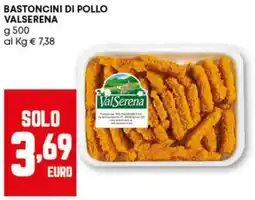 Pam Bastoncini di pollo VALSERENA offerta