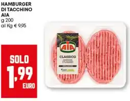 Pam Hamburger di tacchino ΑΙΑ offerta