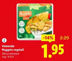 Lidl Vemondo Nuggets vegetali offerta