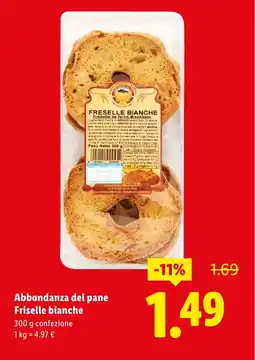Lidl Abbondanza del pane Friselle bianche offerta