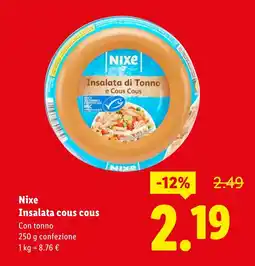 Lidl Nixe Insalata cous cous offerta
