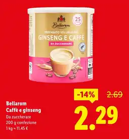 Lidl Bellarom Caffè e ginseng offerta