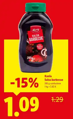 Lidl Kania Salsa barbecue offerta