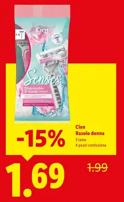 Lidl Cien Rasoio donna offerta