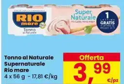 Despar Tonno al Naturale Supernaturale Rio mare offerta