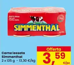 Despar Carne lessata Simmenthal offerta