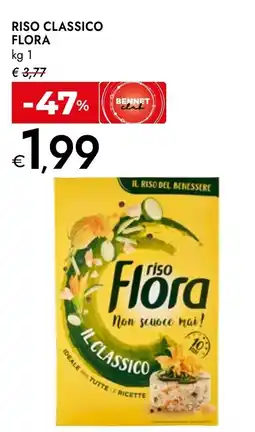 Bennet Riso classico FLORA offerta