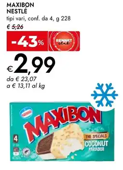 Bennet Maxibon NESTLÉ offerta