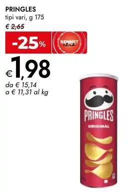 Bennet Pringles offerta